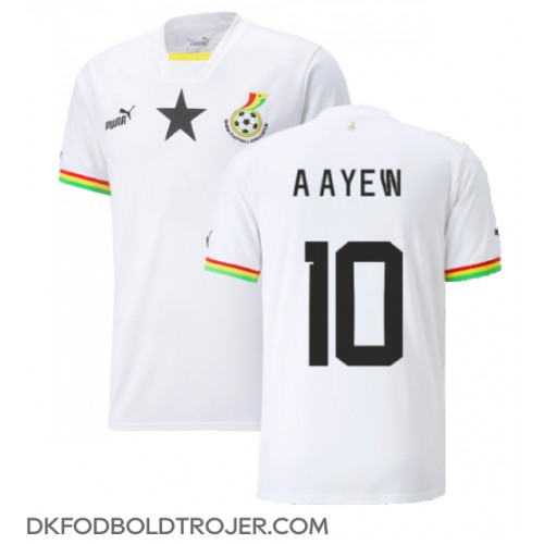 Billige Ghana Andre Ayew #10 Hjemmebane Fodboldtrøjer VM 2022 Kortærmet